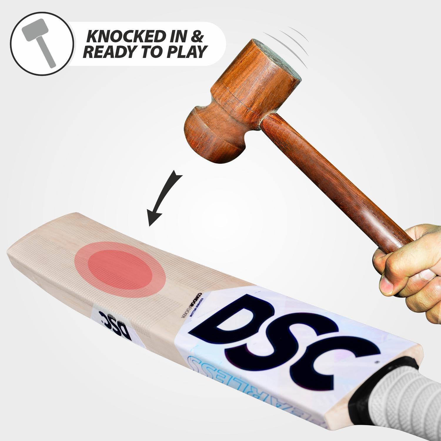 DSC Condor Flicker Kashmir Willow Cricket Bat | Farbe: Multicolor | Größe: 2 4/5