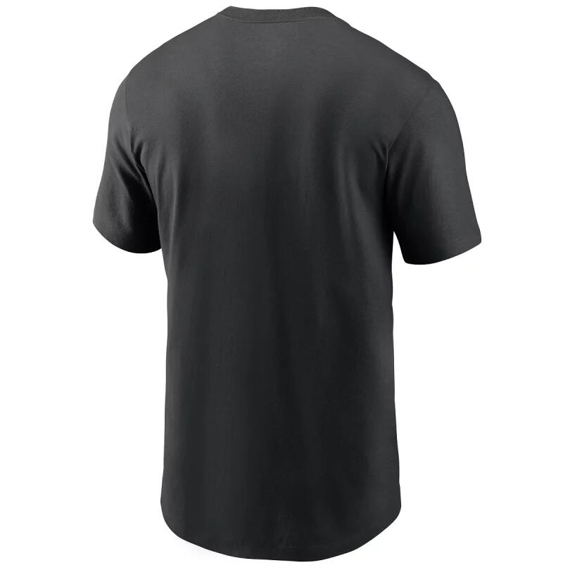 T-Shirt MLB Baltimore Orioles Nike Wordmark Noir pour Homme 2/2