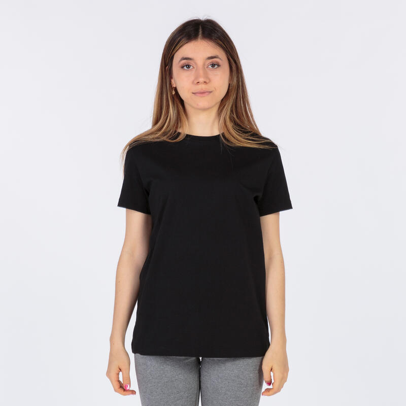 Camiseta Manga Corta Fitness Mujer Joma Desert Negro