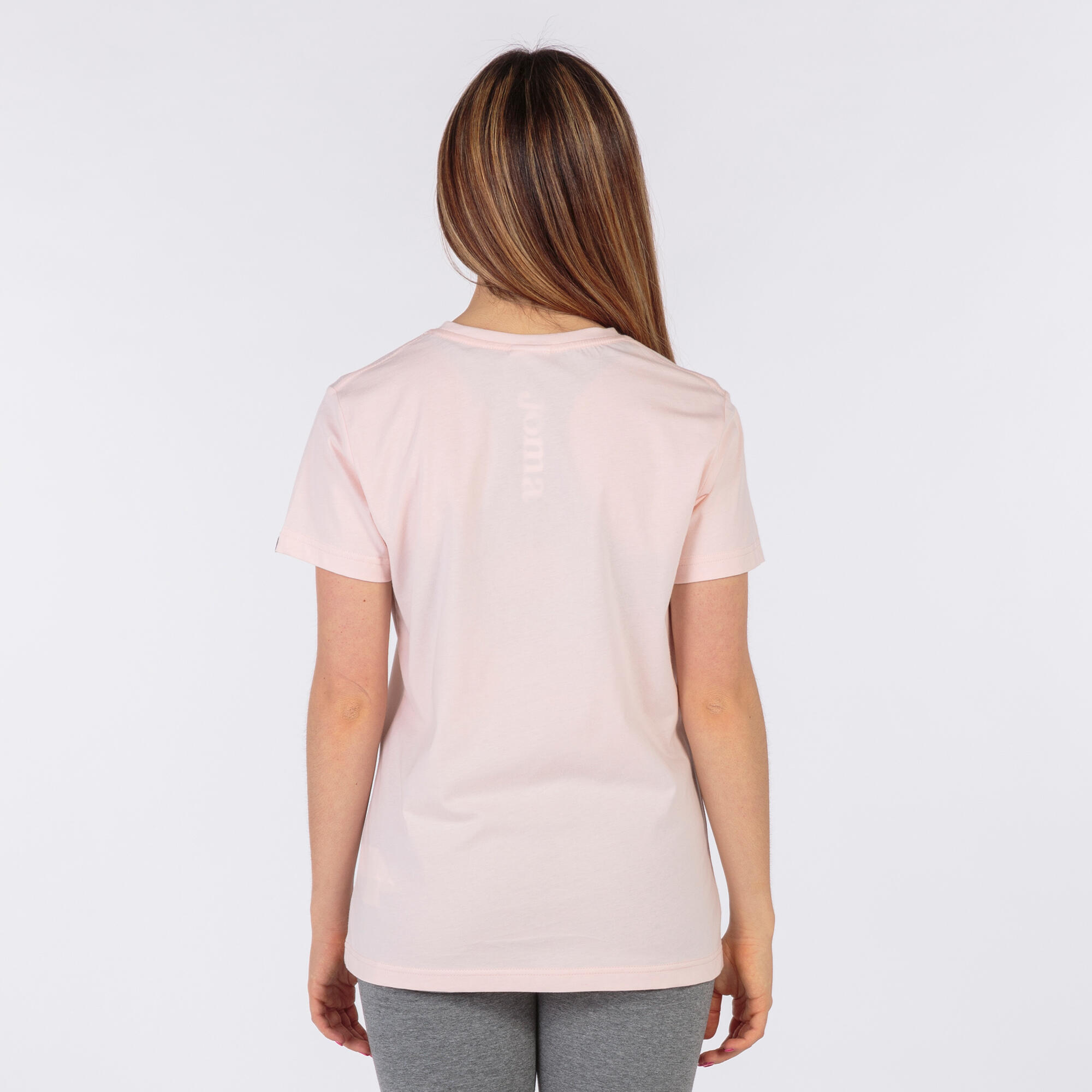 Maillot Manches Courtes Fitness Femme Joma Desert Rose Clair 3/6