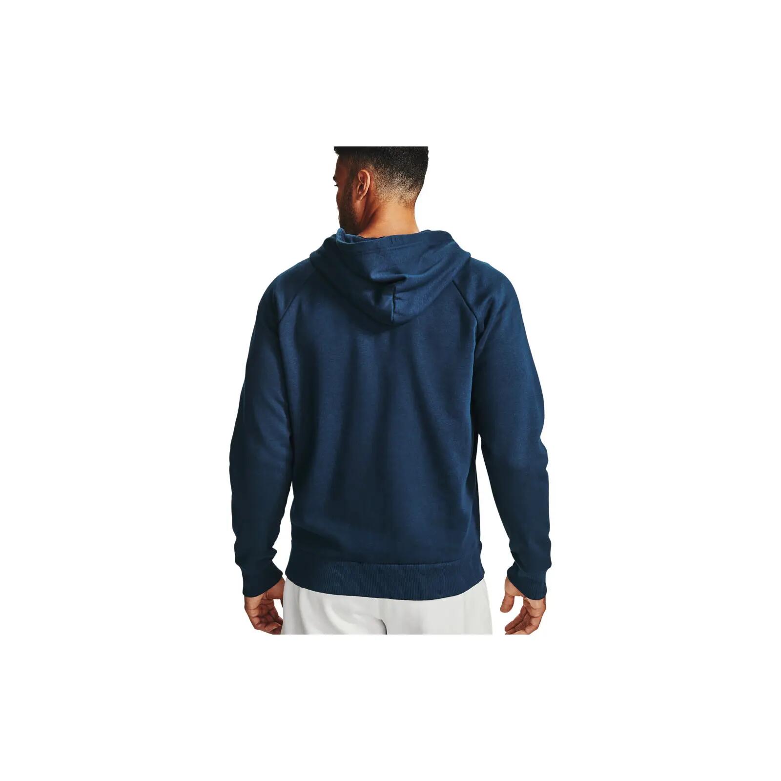 Under Armour Rival Fleece FZ, Niebieski 3/6