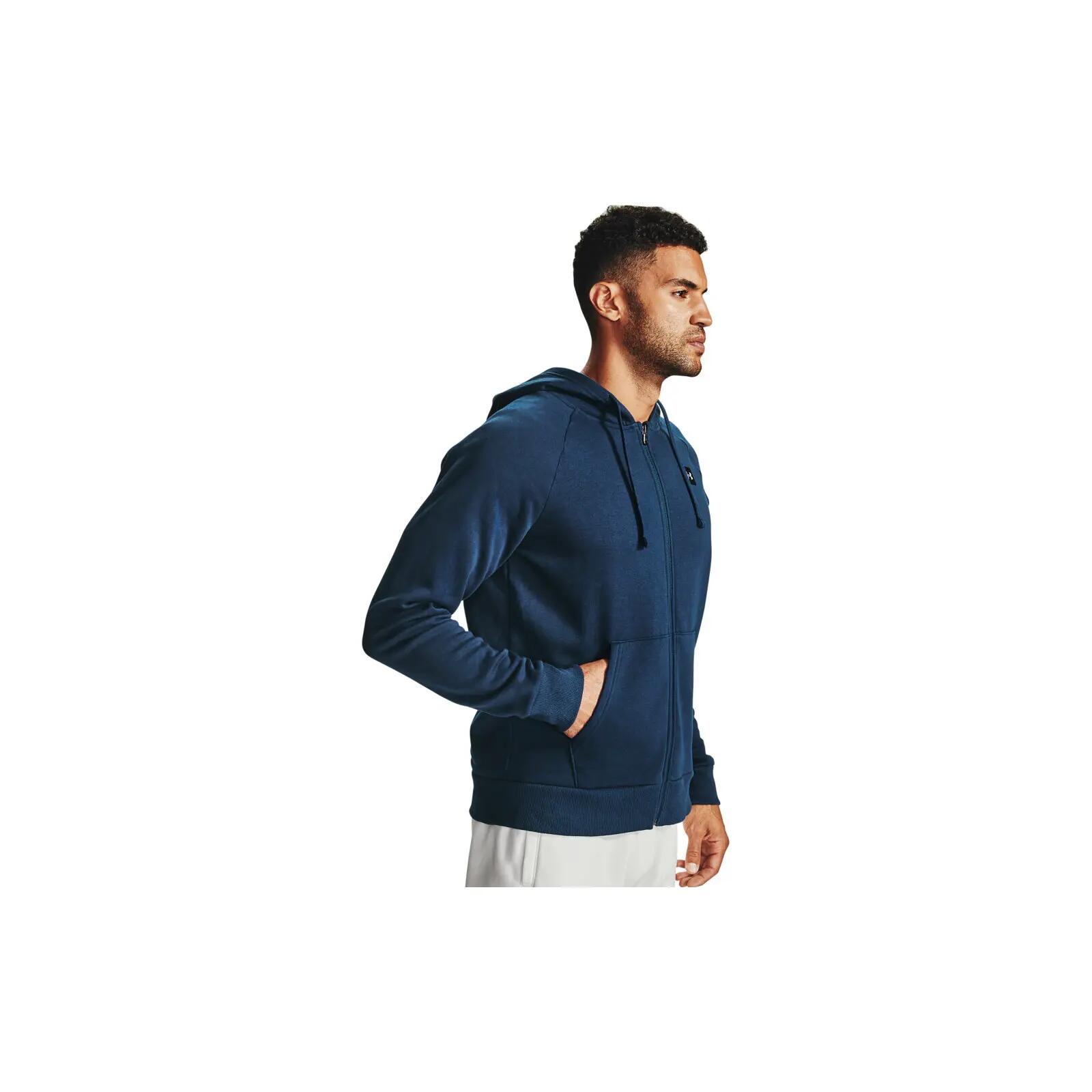 Under Armour Rival Fleece FZ, Niebieski 2/6