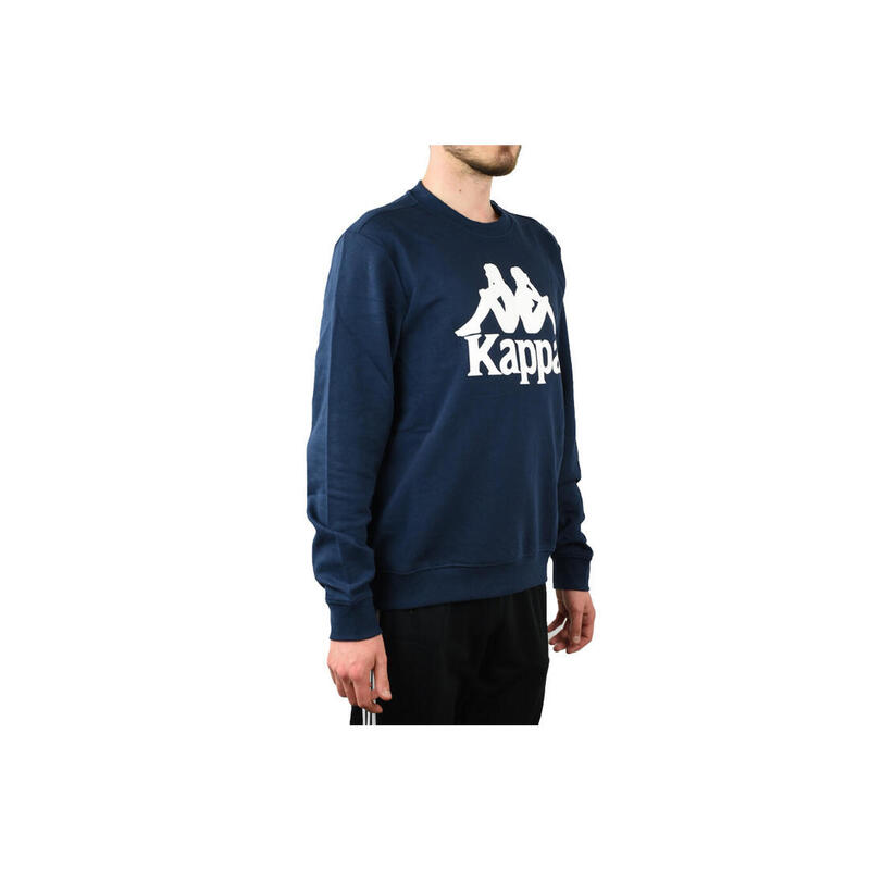 Kappa Sertum RN Sweatshirt, Homme, Fitness, pulls molletonnés, bleu marine