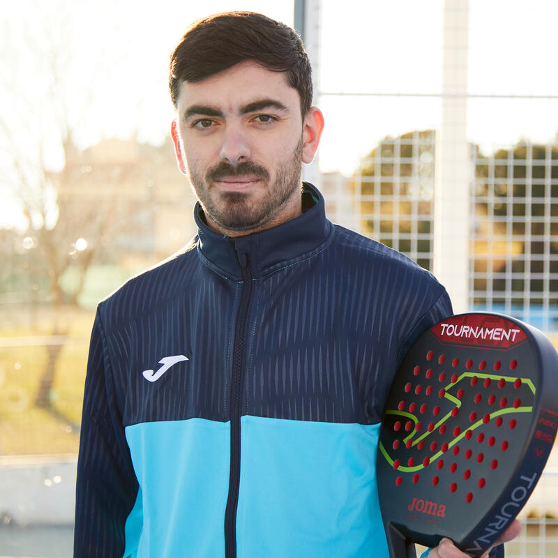 Veste Padel Homme Joma Montreal Turquoise Fluo