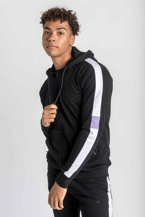 Sweat Zippé à Capuche Fitness Venice - Homme - Noir