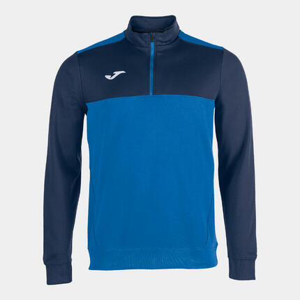 Sweat-Shirt Football Homme Joma 1/2 Cremallera Winner Bleu Roi