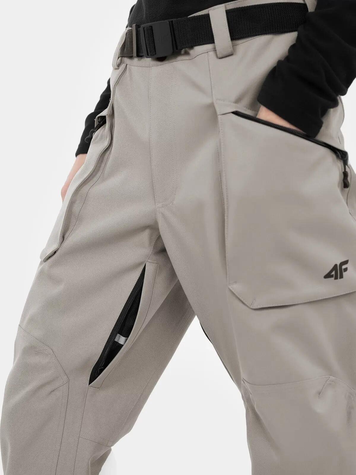Pantaloni schi membrană NeoDry 8000 pentru bărbați, gri, M 4/5