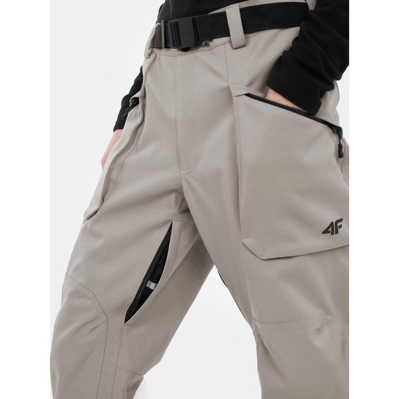 Pantaloni de schi membrană NeoDry 8 000 pentru bărbați, Gri, XL