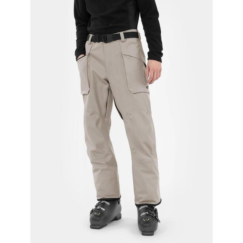 Pantaloni de schi membrană NeoDry 8 000 pentru bărbați, Gri, XL