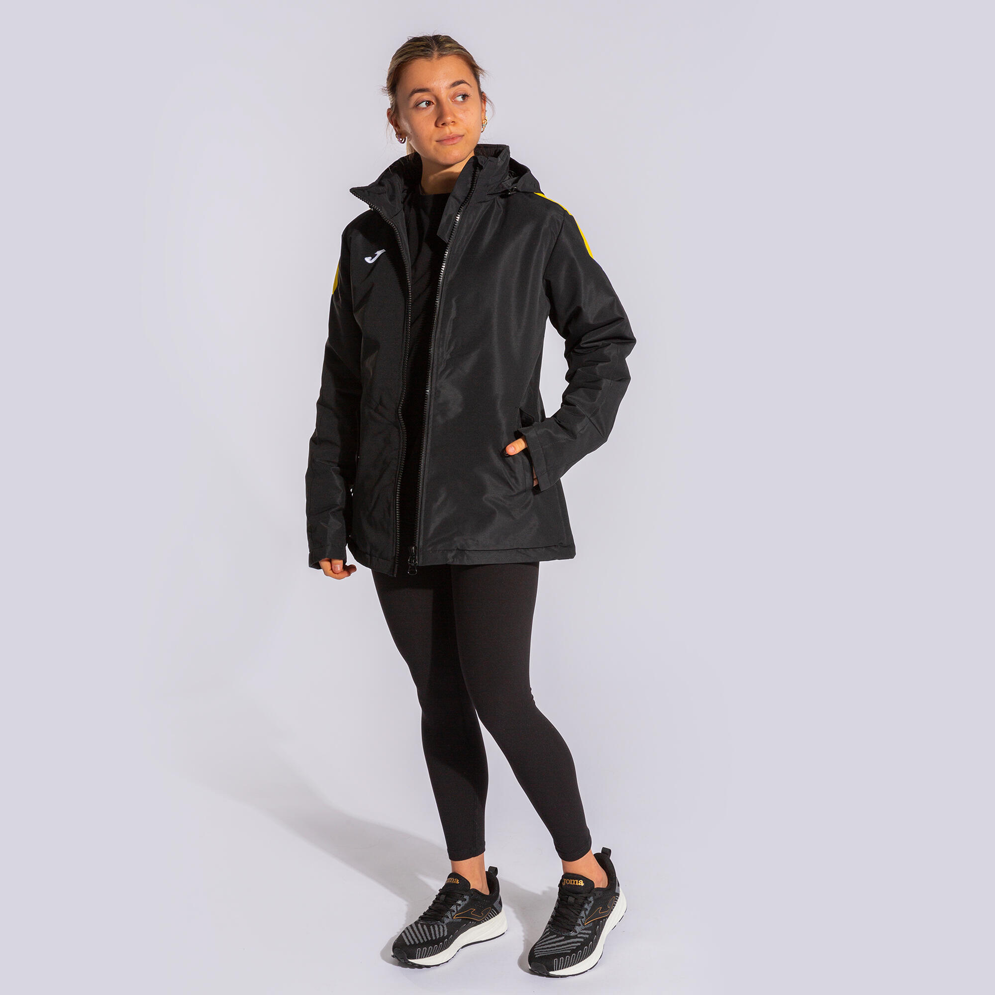 Anorak Fútbol Mujer Joma Trivor Negro 5/5