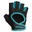 Gants de fitness Harbinger Power Stretchback pour femmes - Noir / Bleu - L