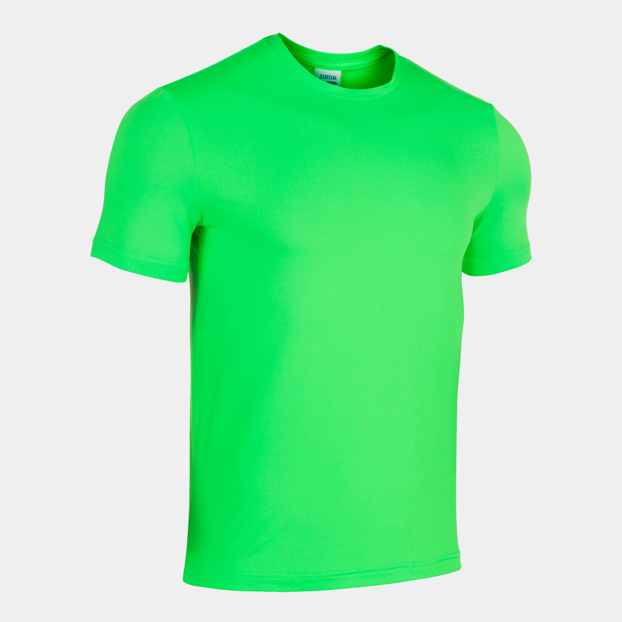 T-Shirt Manga Curta Fitness Homem Joma Sydney Verde Fluor 3/4