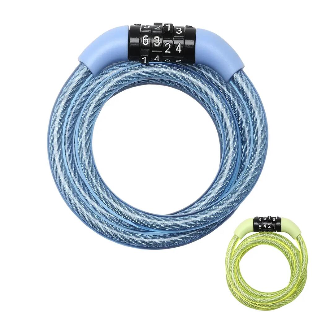 Bike Lock Cable [Combination] [1.2m Coiling Cable] [Outdoor] 8143EURDPROCOL