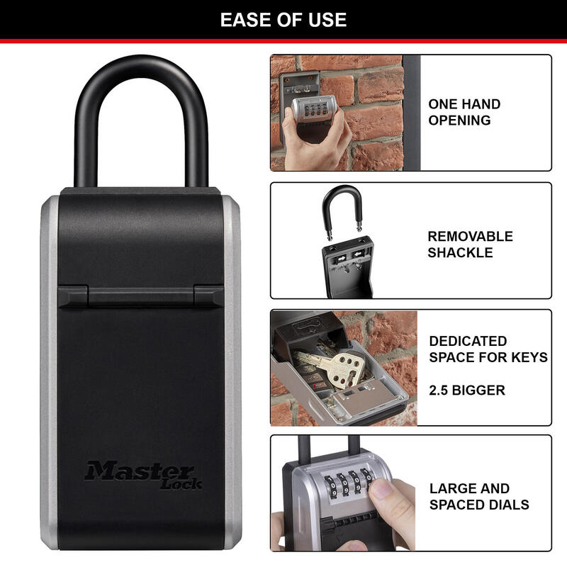 Lacăt anse amovibilă, capacitate mare Select Access, gri deschis