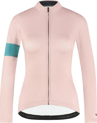Kaede jersey met lange mouwen en print voor dames. feather beige