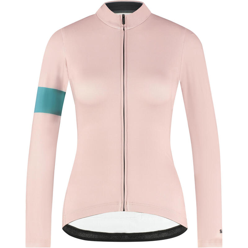 SHIMANO Femme - KAEDE Jersey imprimé à manches longues, Feather Beige