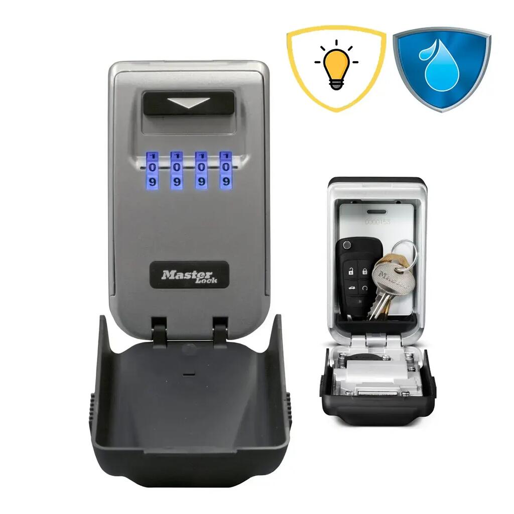 Light Up Dial Key Safe [Medium Size] [Wall mounted] [Outdoor]
