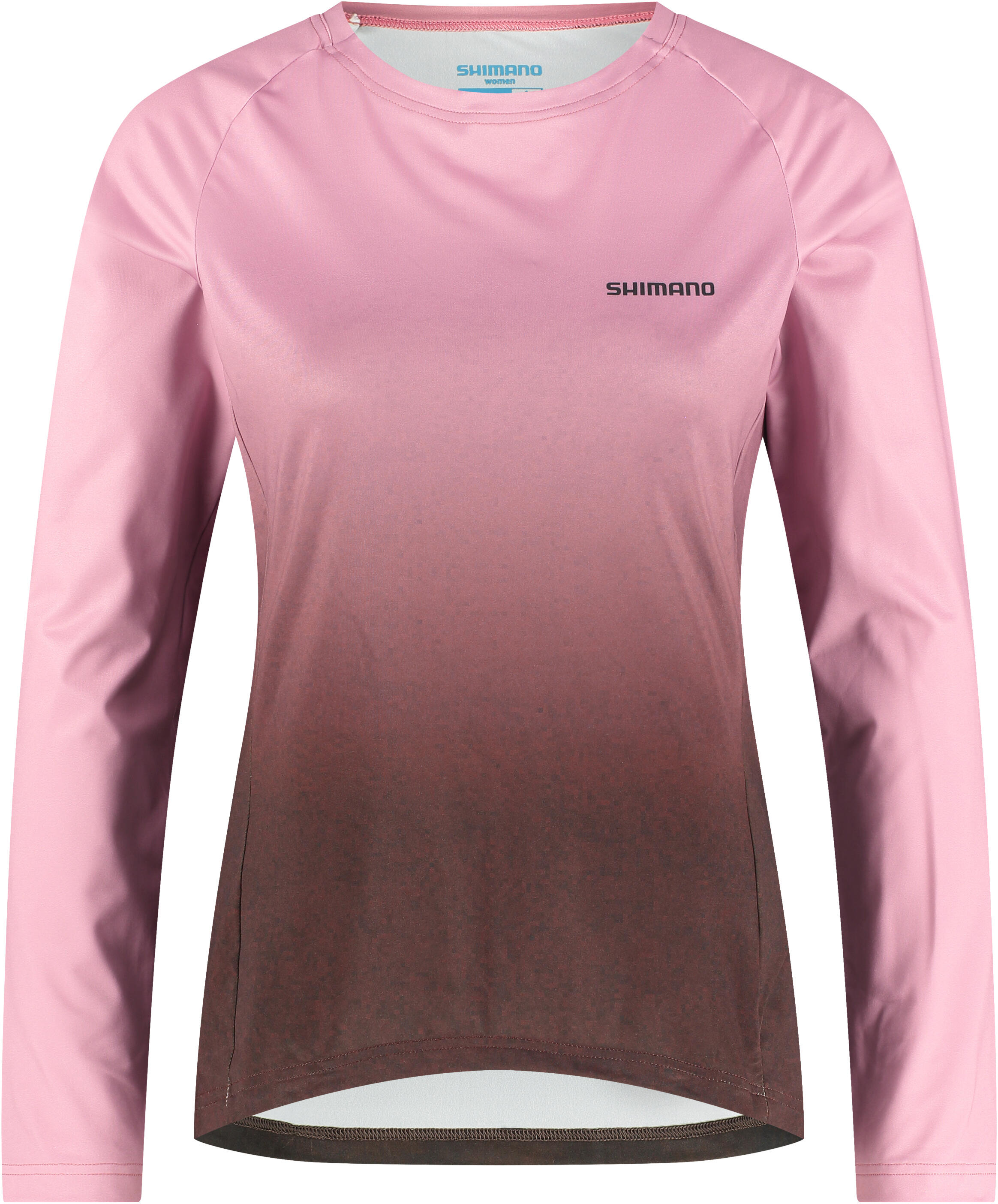 SHIMANO SHIMANO Dames SAIKO Lange Mouw Warm Bedrukt, Roze