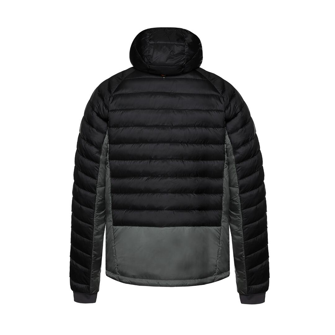 Plumífero para Hombre Trangoworld Medel Negro/Gris/Naranja 2/7