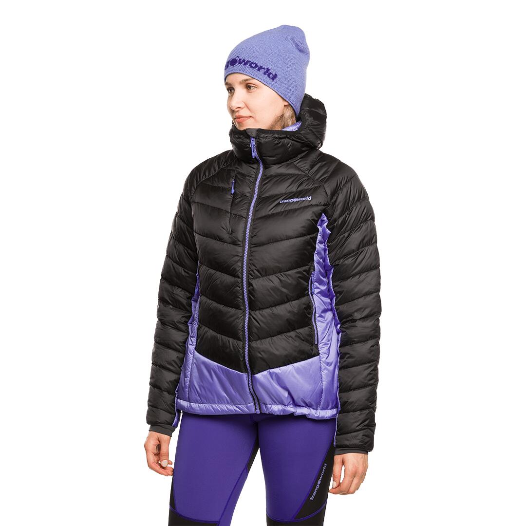Chaqueta acolchada para Mujer Trangoworld Rulhe Negro/Morado/Gris 2/7