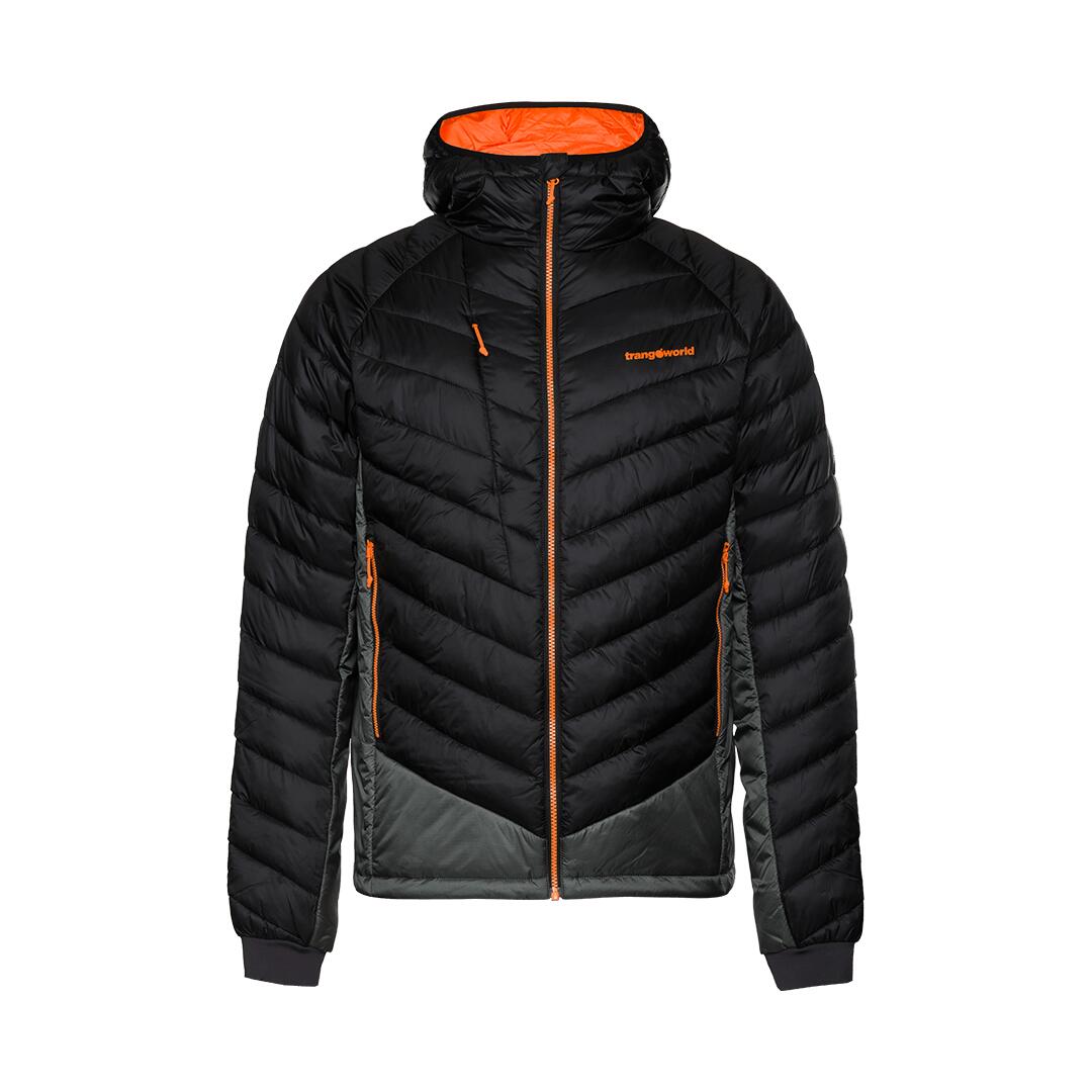 TRANGOWORLD Plumífero para Hombre Trangoworld Medel Negro/Gris/Naranja