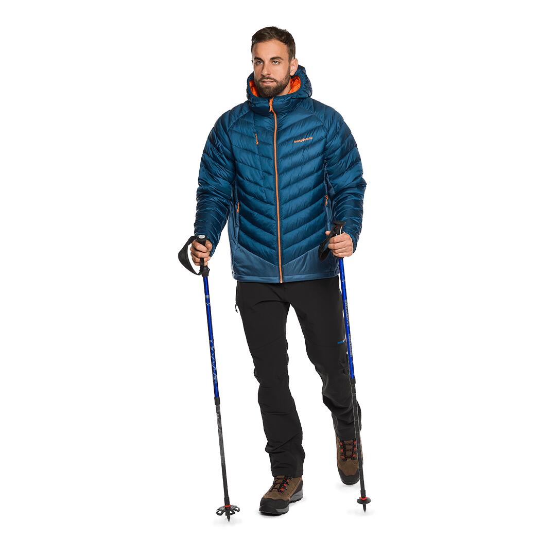 Plumífero para Hombre Trangoworld Medel Azul/Azul/Naranja 4/7