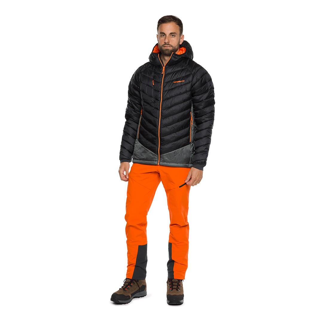 Plumífero para Hombre Trangoworld Medel Negro/Gris/Naranja 4/7