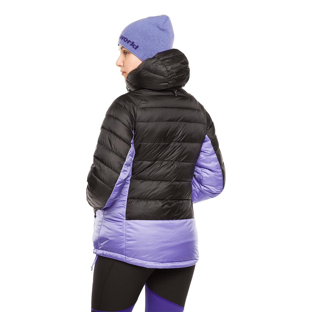Chaqueta acolchada para Mujer Trangoworld Rulhe Negro/Morado/Gris 3/7