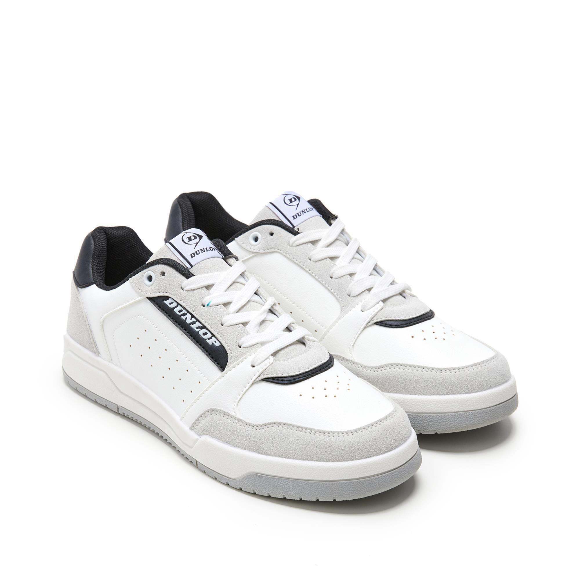 Zapatillas Deportivas Caminar Hombre Dunlop 36008 Blancas con Cordones Decathlon