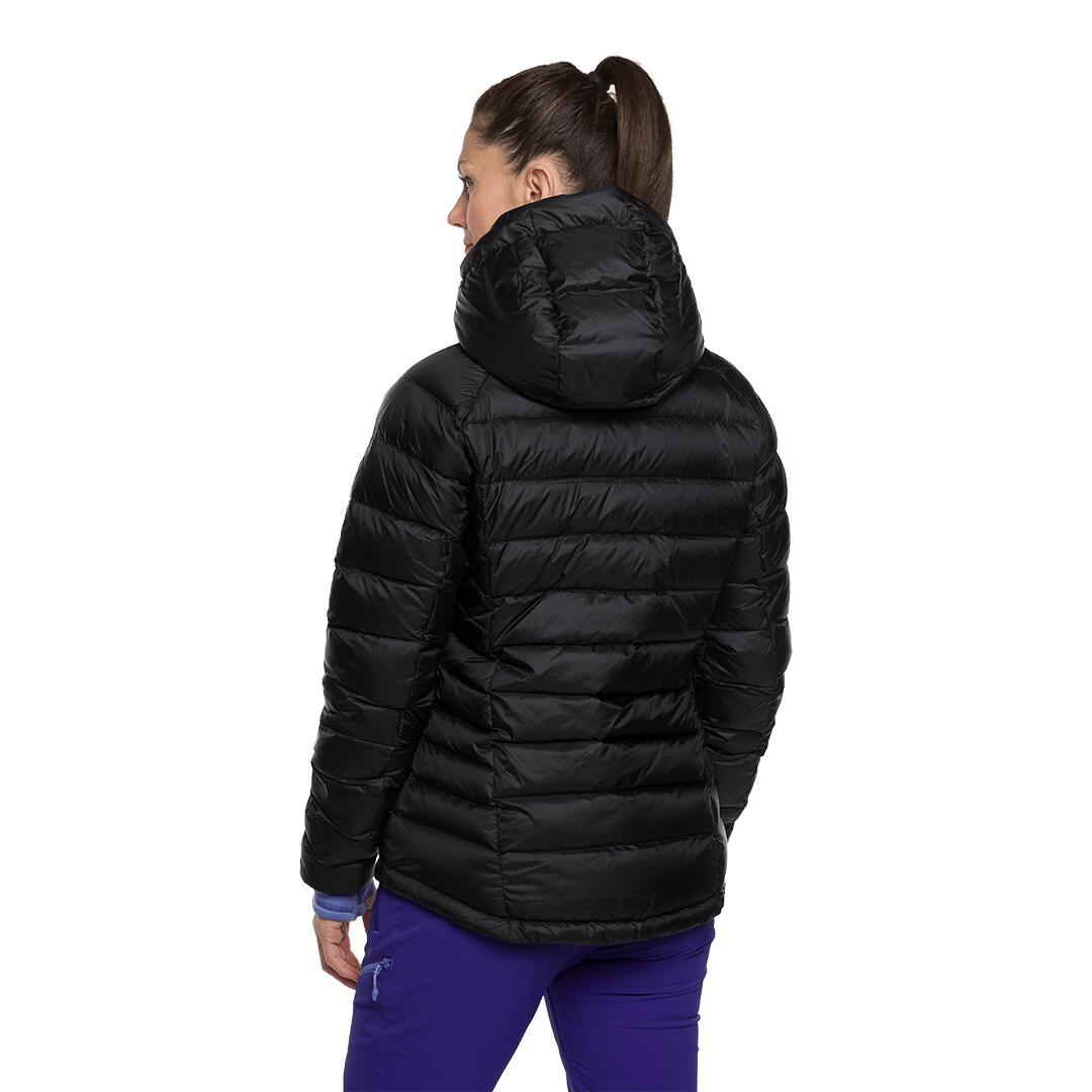 Plumífero para Mujer Trangoworld Leynar Negro/Morado/Negro 190g 700cuin 3/7