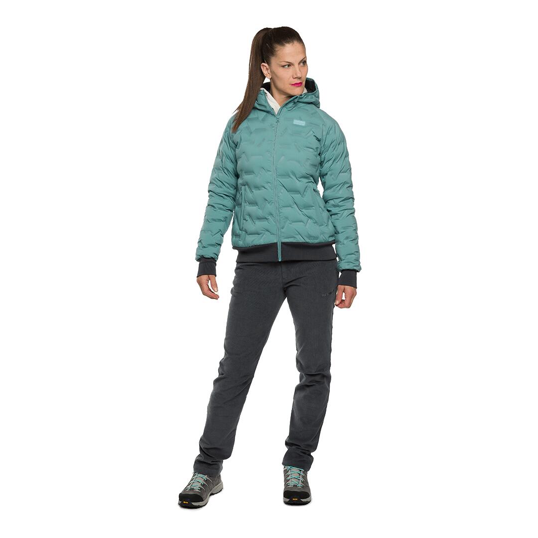 Plumífero para Mujer Trangoworld Alinda st Azul/Gris 160g 600cuin 4/6