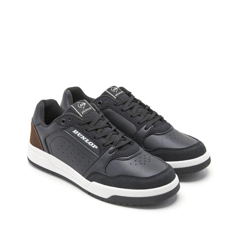 Zapatillas Deportivas Caminar Hombre Dunlop 36008 Negras con Cordones