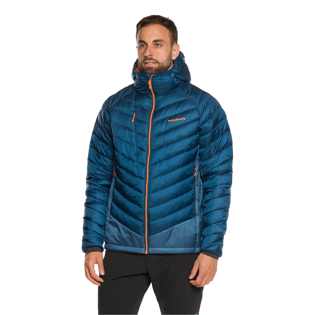 Plumífero para Hombre Trangoworld Medel Azul/Azul/Naranja 2/7