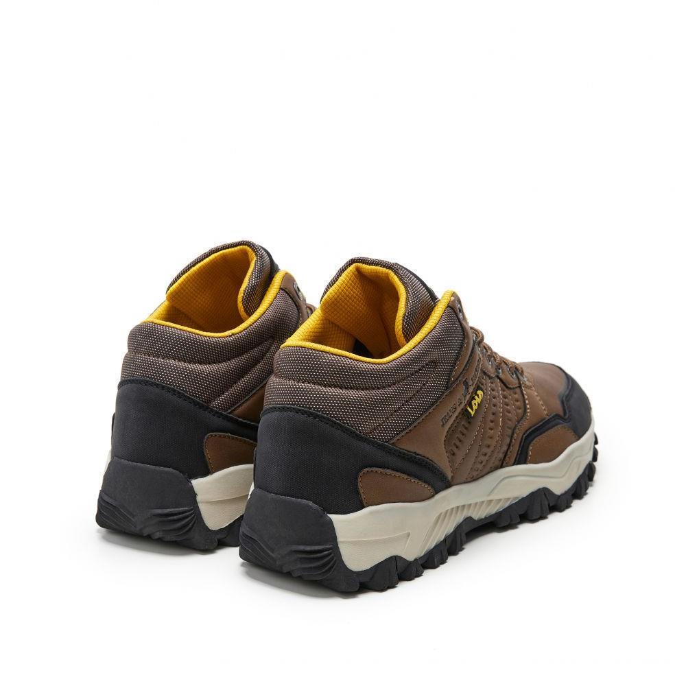 Zapatillas Deportivas Abotinadas Hombre Lois  64393 Marrones con Cordones 3/5