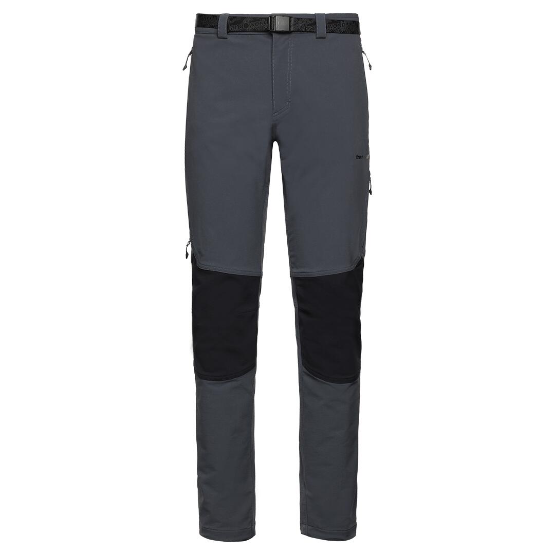 TRANGOWORLD Pantalón para Hombre Trangoworld Rovek dr Gris/Negro protección UV+30