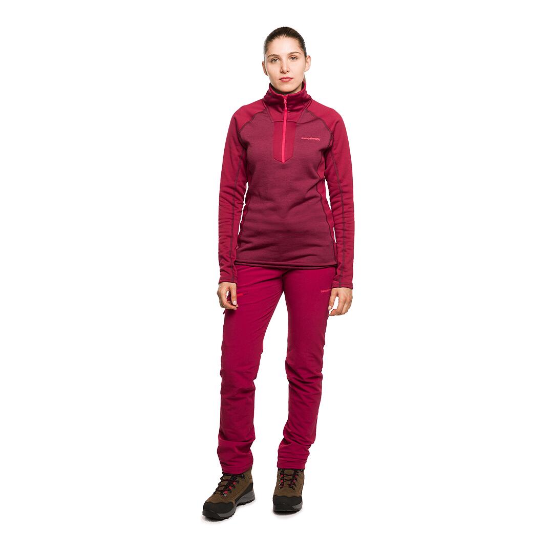 Pantalón para Mujer Trangoworld Causiat Rojo 5/7
