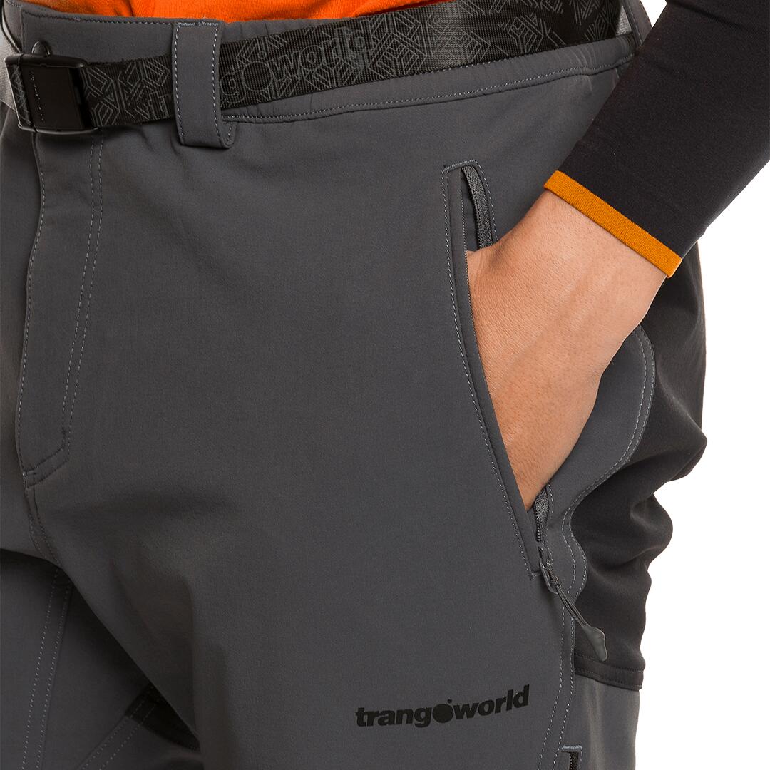 Pantalón para Hombre Trangoworld Rovek dr Gris/Negro 5/7