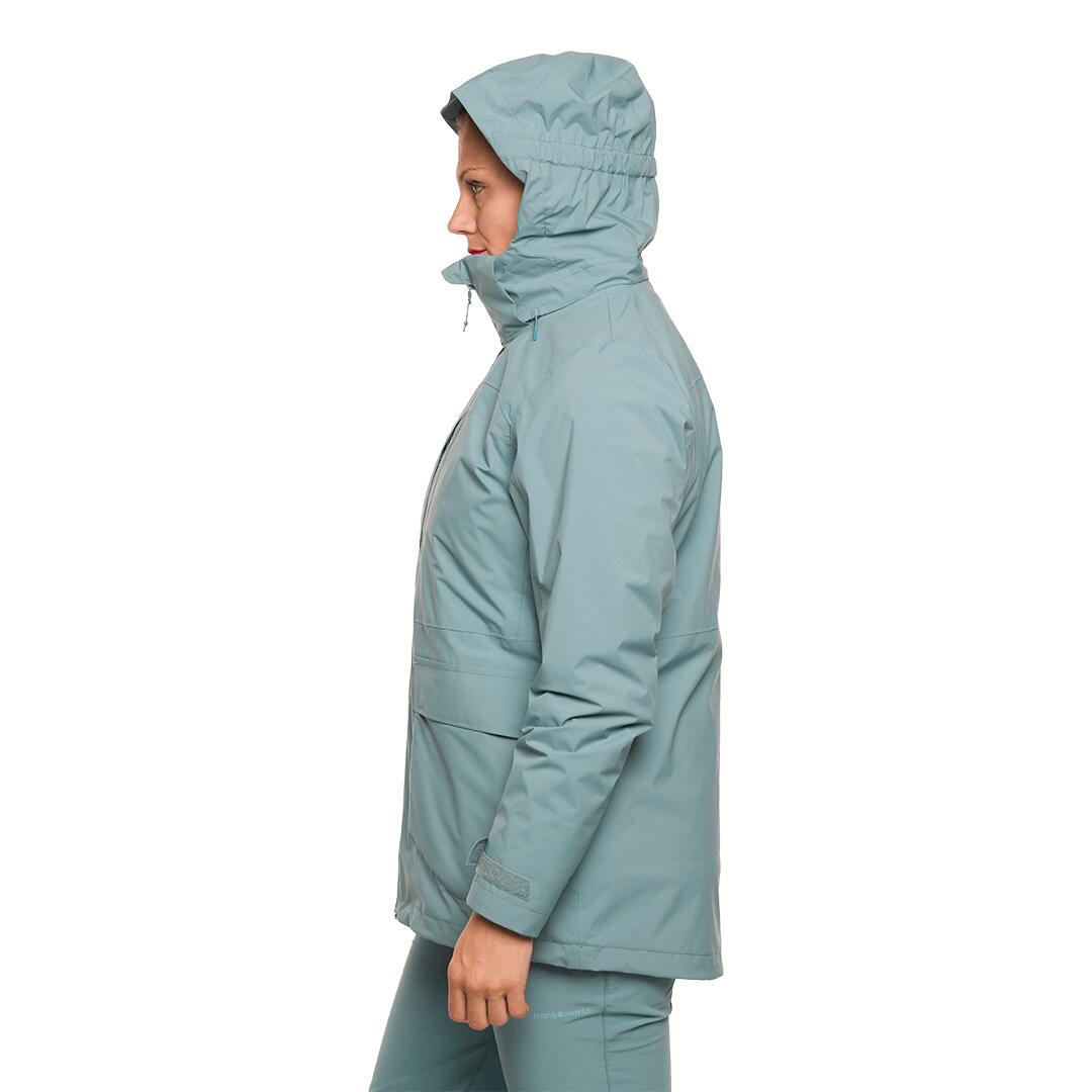 Chaqueta 3 en 1 para Mujer Trangoworld Brienz complet Azul/Gris Impermeable 4/7