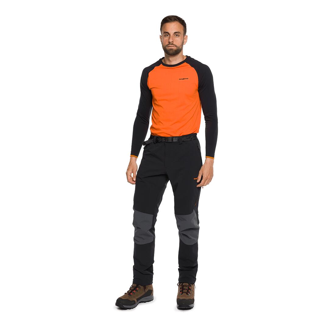 Pantalón para Hombre Trangoworld Rovek dr Negro/Gris protección UV+30 4/7