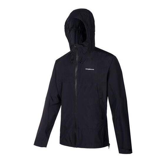 Chaqueta para Hombre Trangoworld Kilimanjaro Negro/Gris Impermeable Transpirable