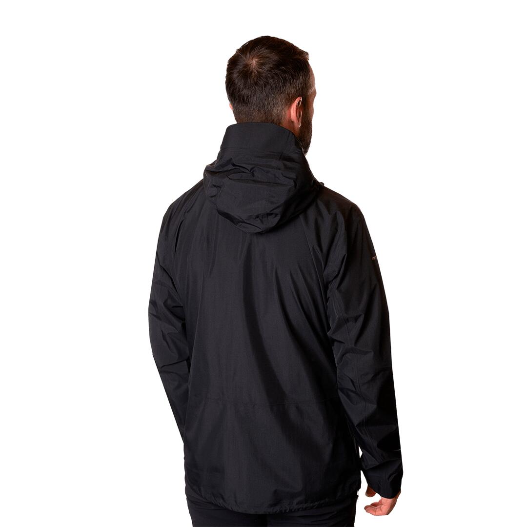 Chaqueta para Hombre Trangoworld Kilimanjaro Negro/Gris Impermeable Transpirable 4/7