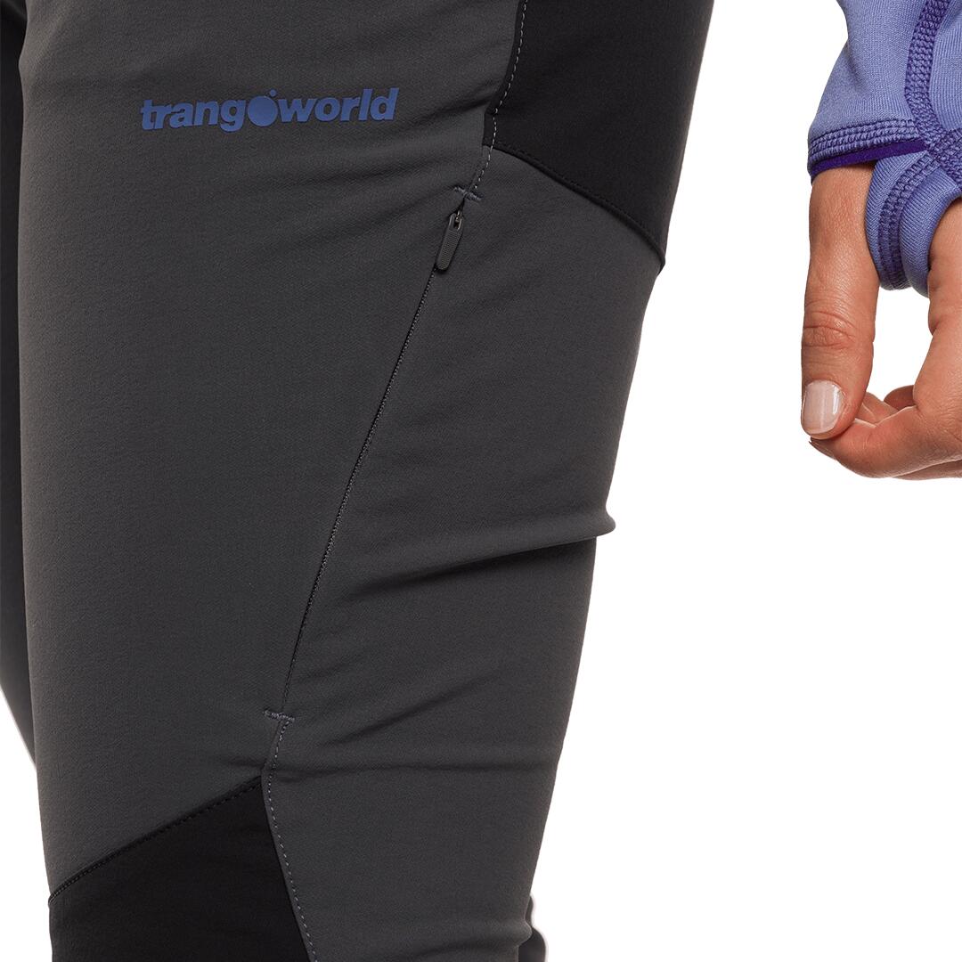 Pantalón para Mujer Trangoworld Dunai dr Gris/Negro 6/7