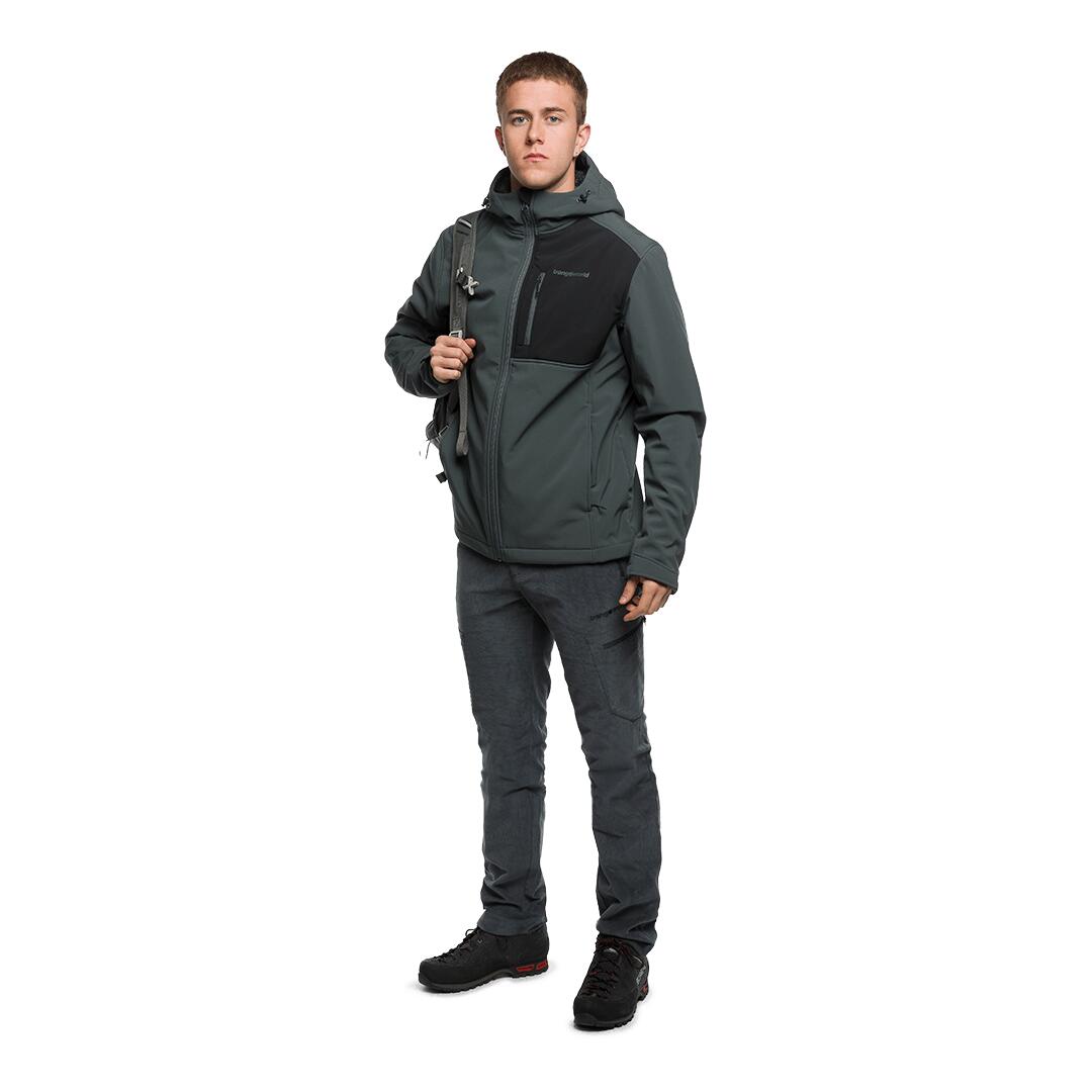 Softshell para Hombre Trangoworld Lanarce Gris/Negro 5/7