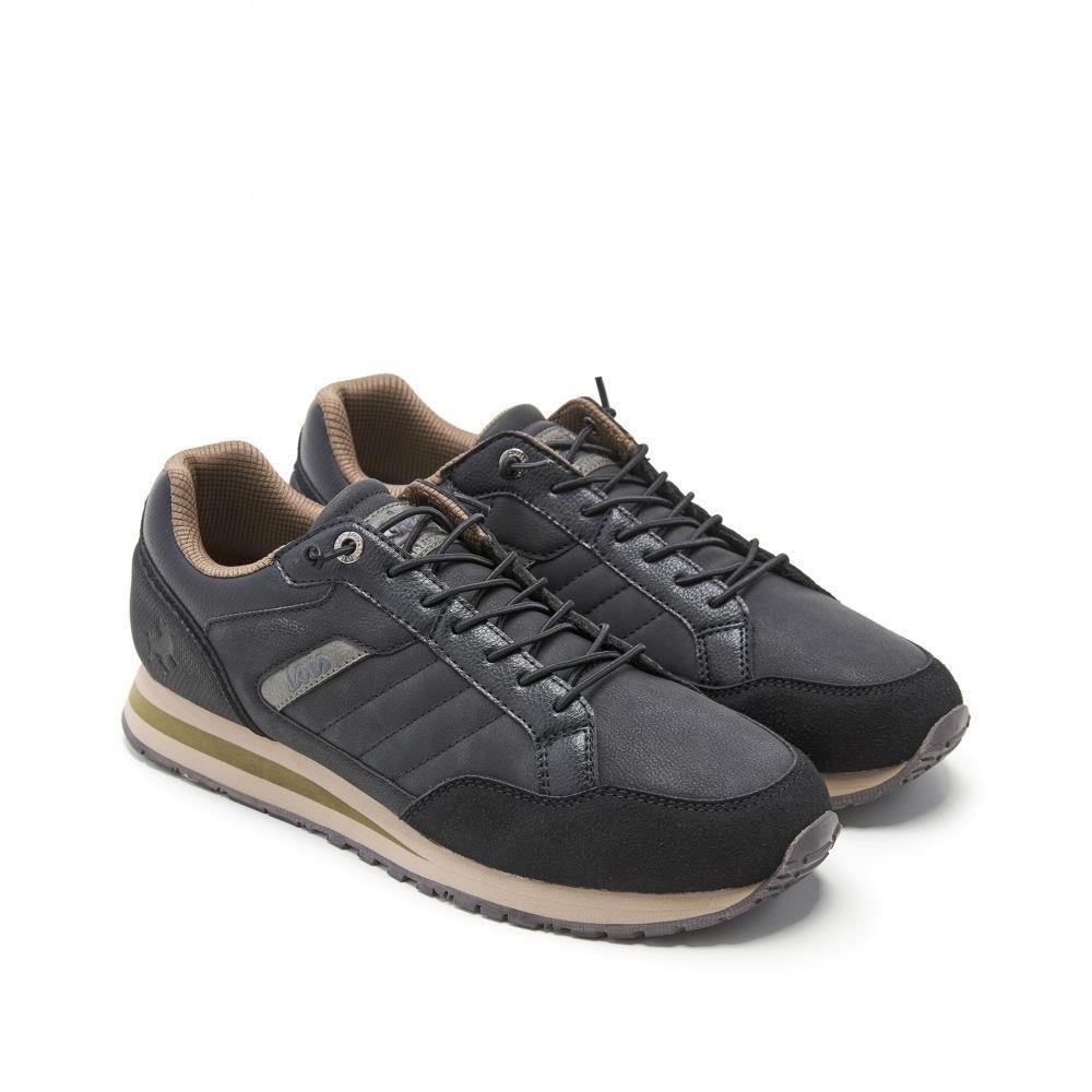Zapatillas Deportivas Caminar Hombre Lois  64425 Negras con Cordones 2/5