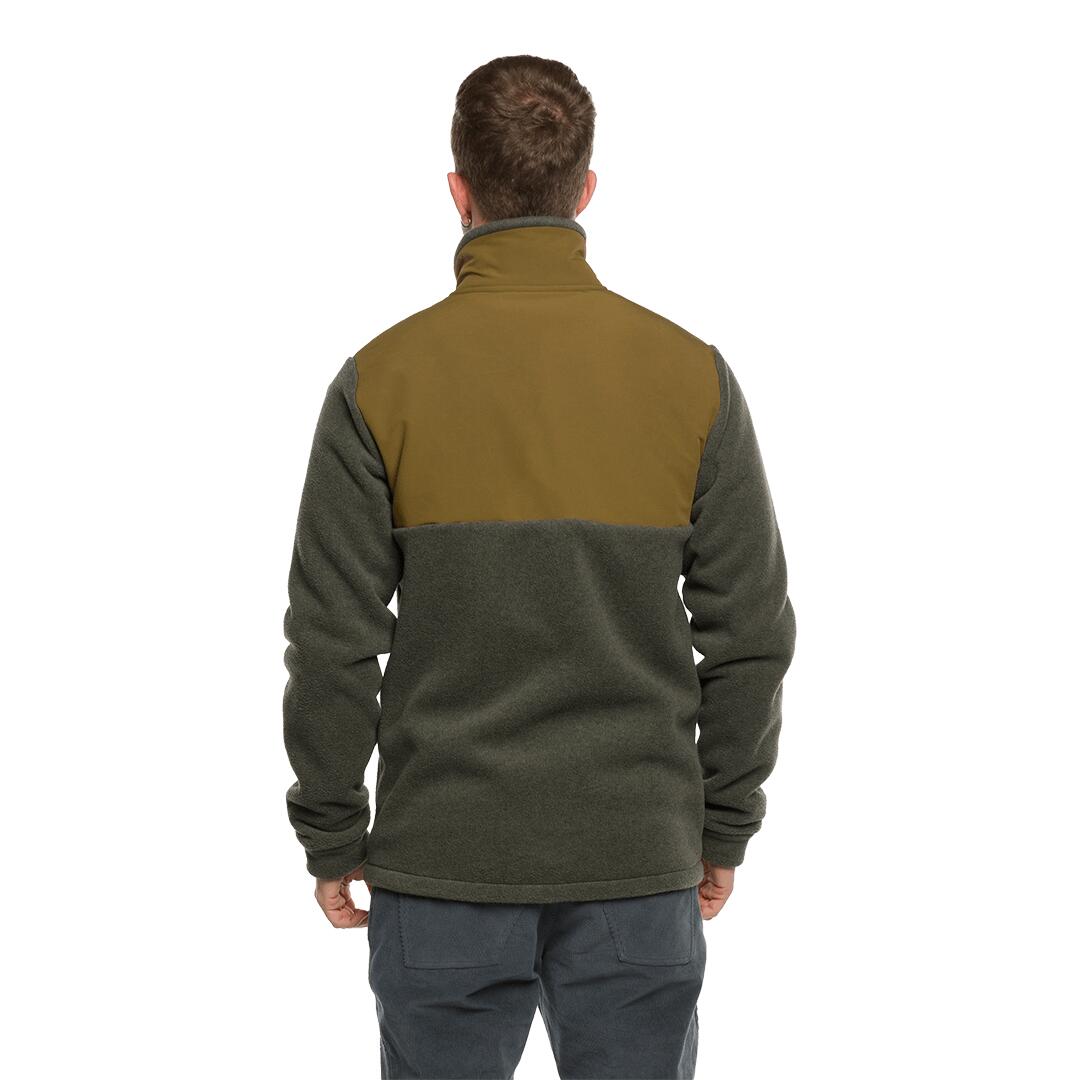 Softshell para Hombre Trangoworld Ruoms Verde/Marrón 3/7