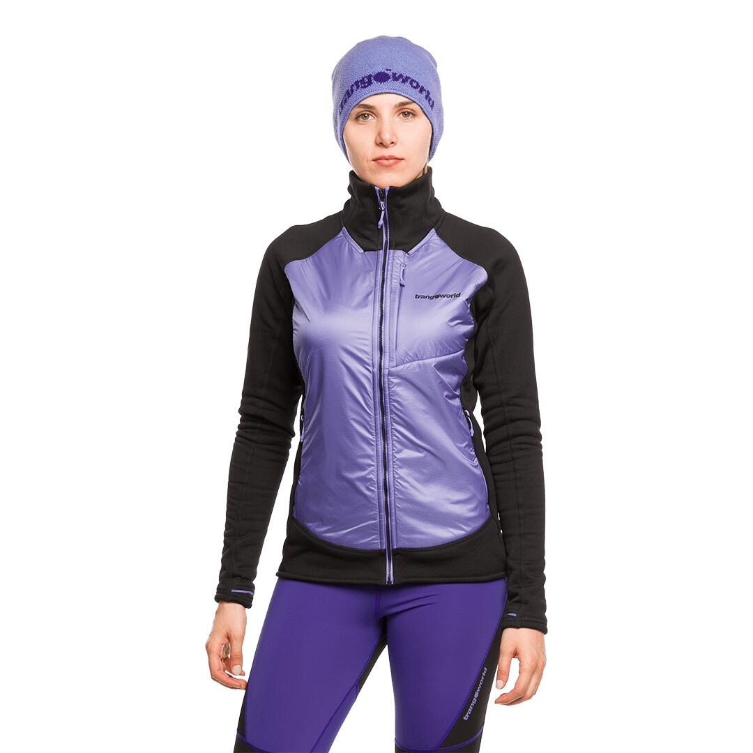 Forro polar para Mujer Trangoworld Lund Negro/Morado 2/7