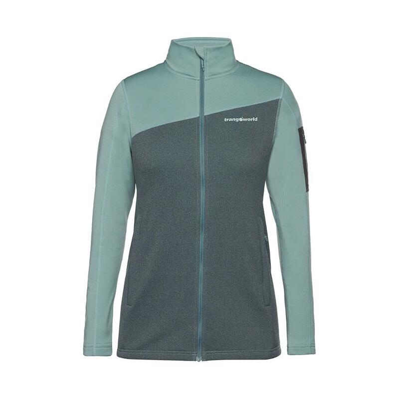 Chaqueta para Mujer Trangoworld Azaila Azul/Gris