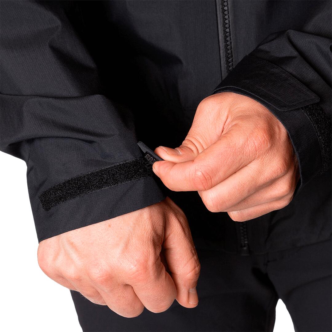 Chaqueta para Hombre Trangoworld Kilimanjaro Negro/Gris Impermeable Transpirable 6/7