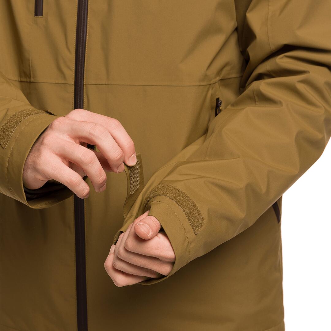 Chaqueta 3 en 1 para Hombre Trangoworld Salama complet Marrón/Gris Impermeable 5/7