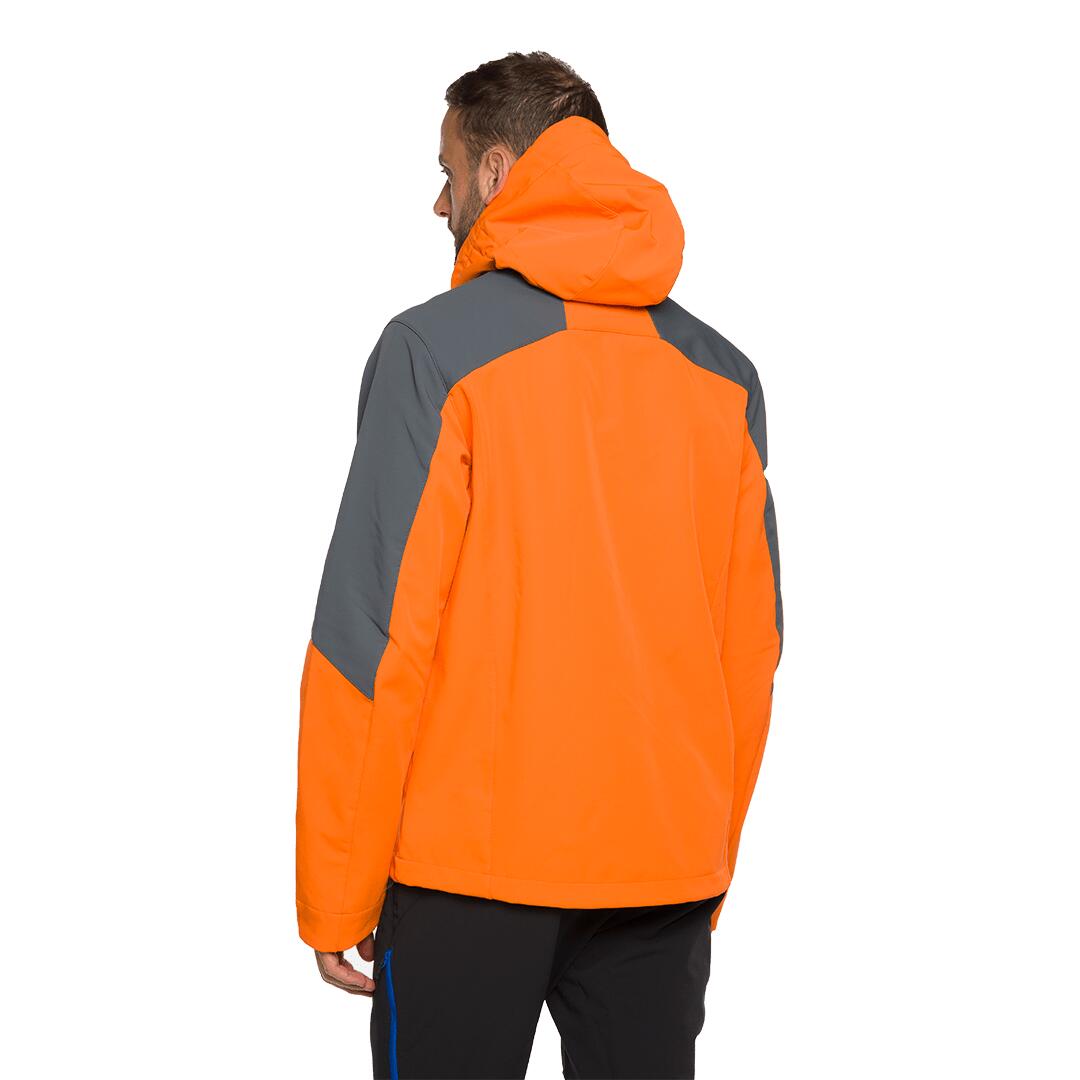 Cortaviento para Hombre Trangoworld Norwich Naranja/Gris/Gris 3/7